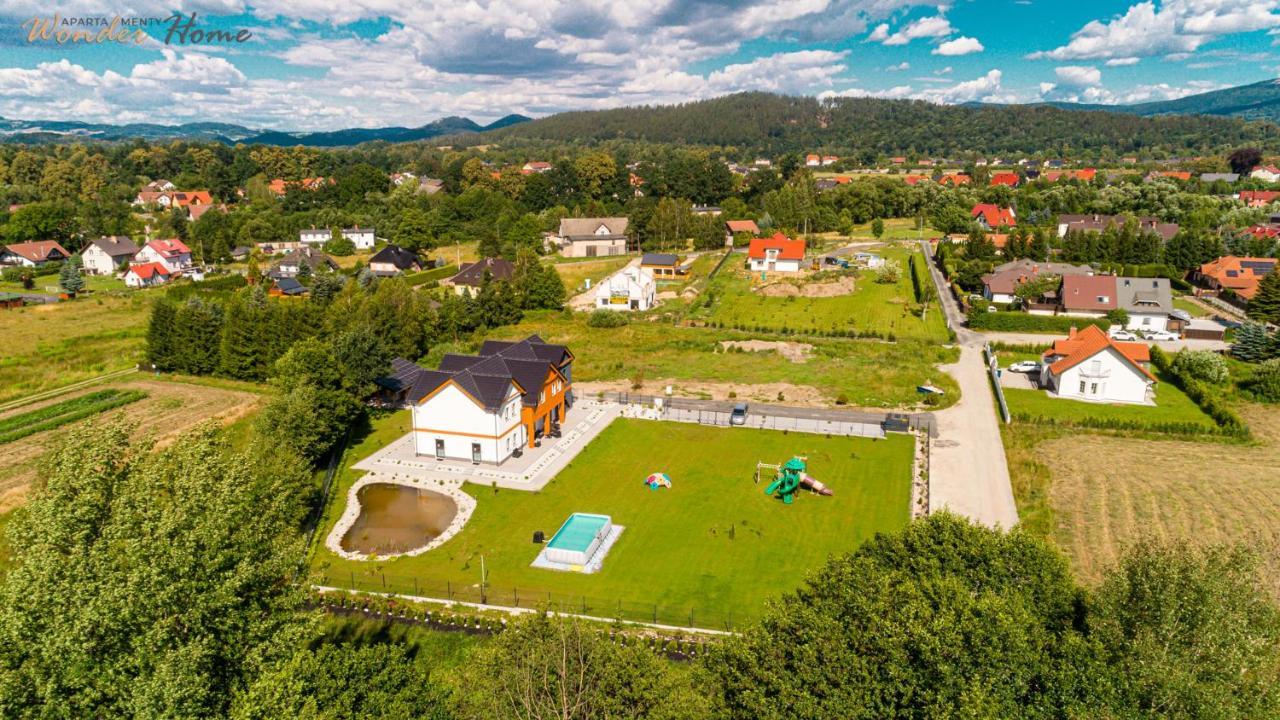 Wonder Home - Apartamenty Halo Karkonosze Z Ogrodem, Sezonowym Basenem, Placem Zabaw I Widokiem Na Sniezke - Zlokalizowane Blisko Karpacza Myslakowice Exterior photo