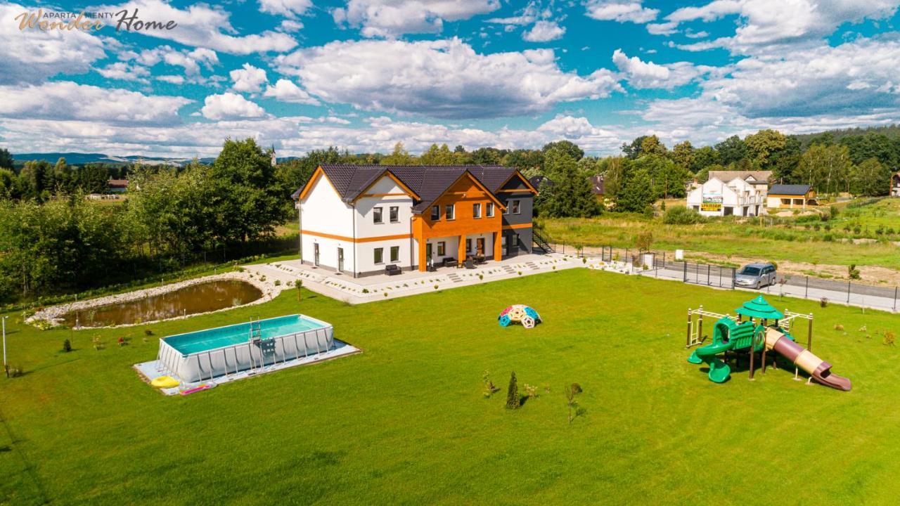 Wonder Home - Apartamenty Halo Karkonosze Z Ogrodem, Sezonowym Basenem, Placem Zabaw I Widokiem Na Sniezke - Zlokalizowane Blisko Karpacza Myslakowice Exterior photo